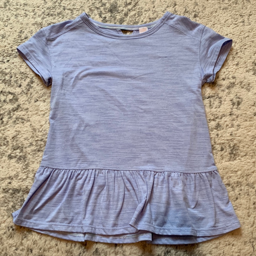 Girl’s Ivivva Athletic Shirt Blue/Lavender